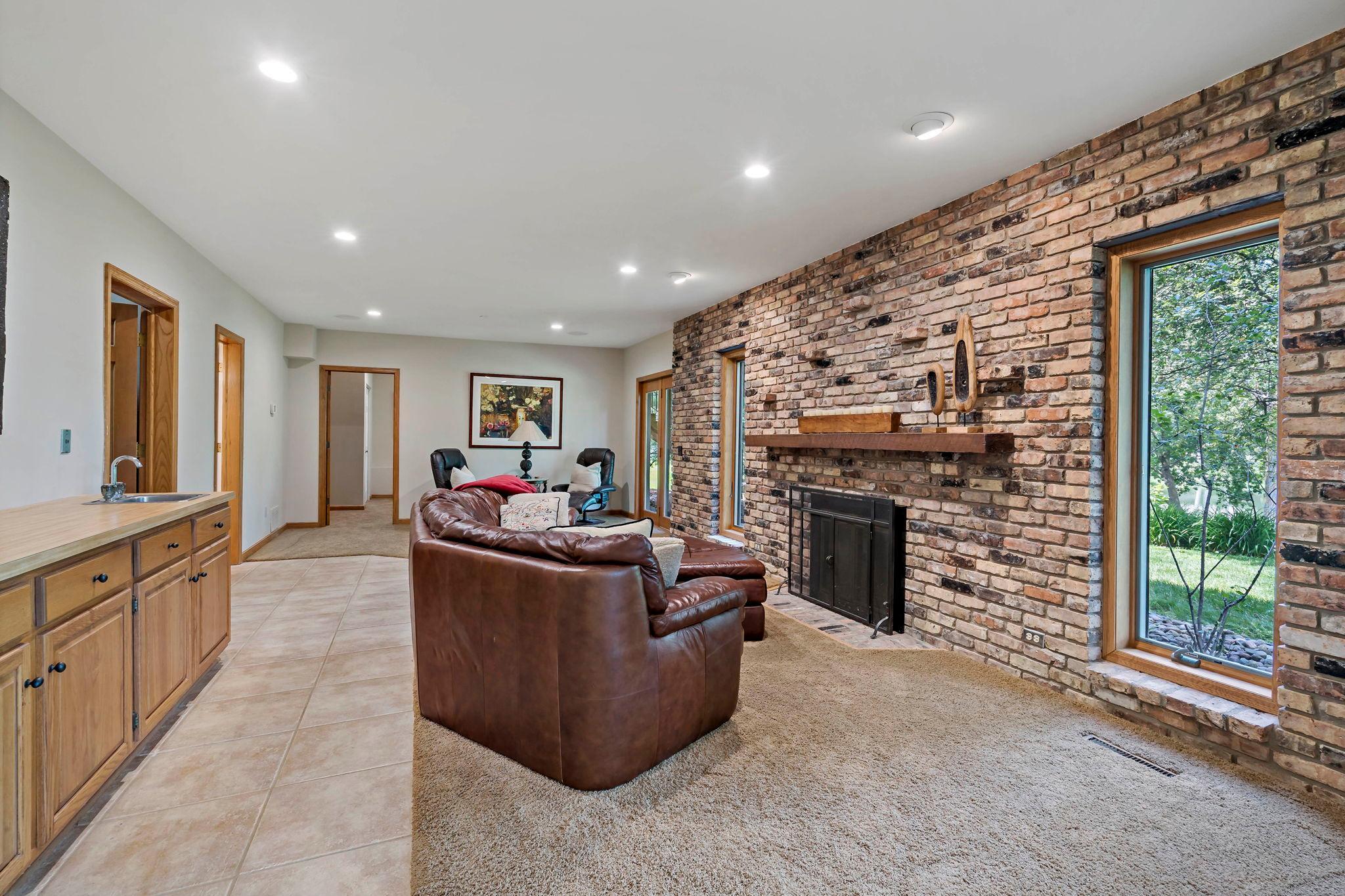 Walk-out lower level with great natural light