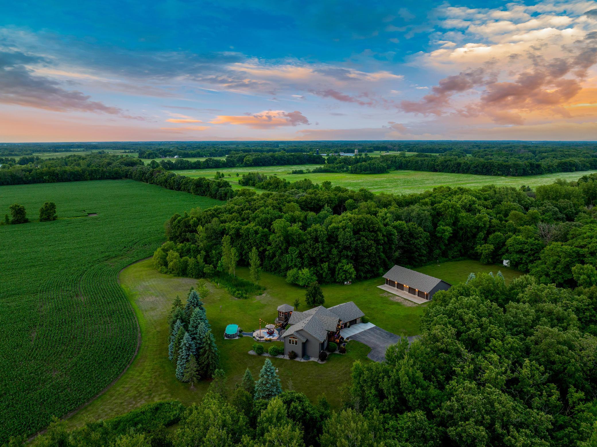 This is a rare opportunity to have world-class hunting on your own land, steps from your front door. Located directly across the street from the Sherburne National Wildlife Refuge, the property is rich with wildlife.