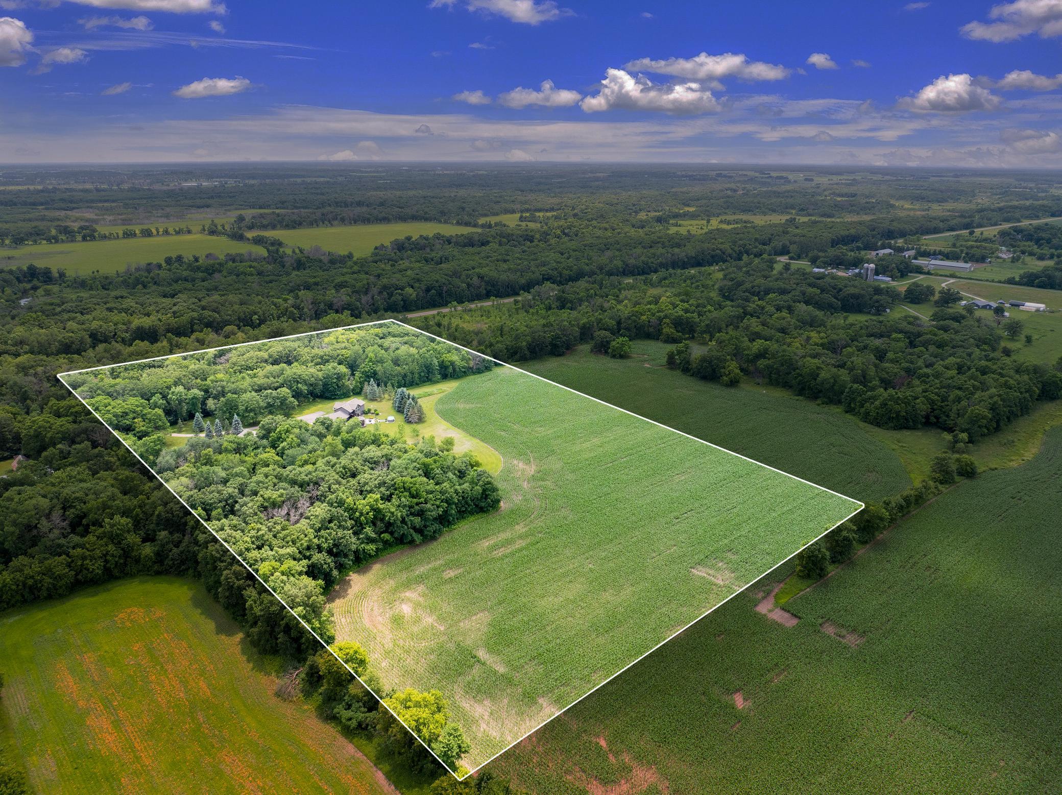 This is a rare opportunity to have world-class hunting on your own land, steps from your front door. Located directly across the street from the Sherburne National Wildlife Refuge, the property is rich with wildlife.