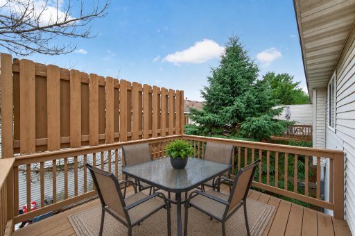 The perfect spot to enjoy your morning coffee or evening relaxation.