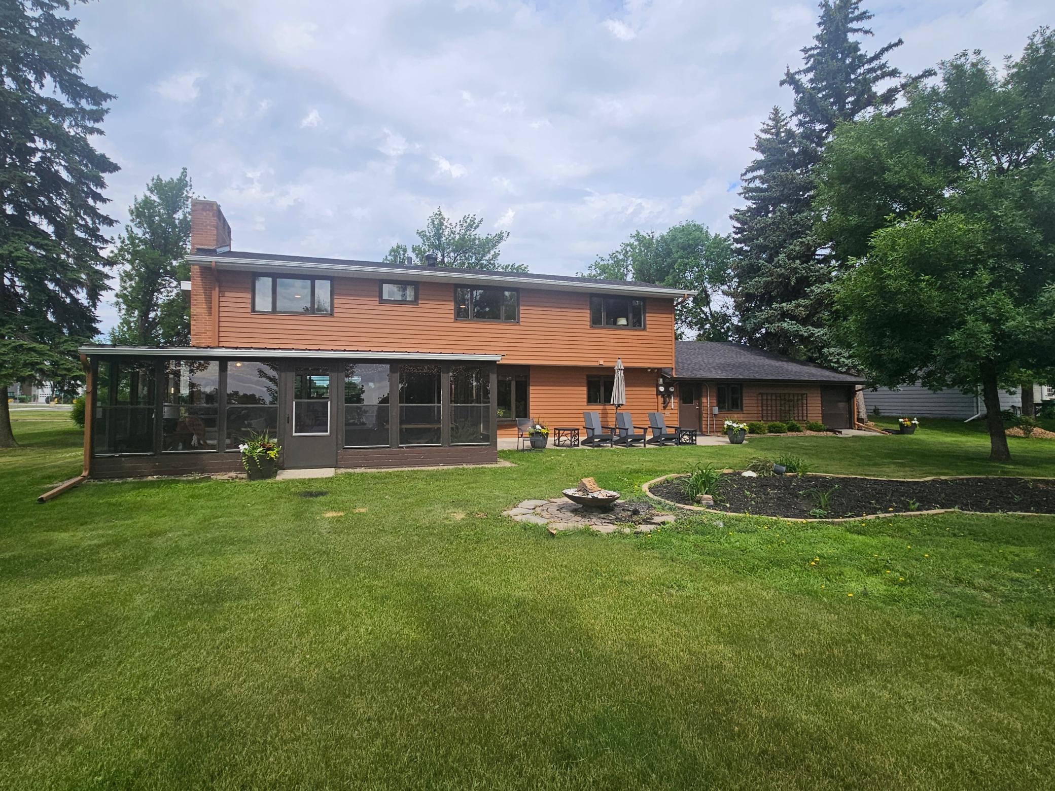 Back view of property