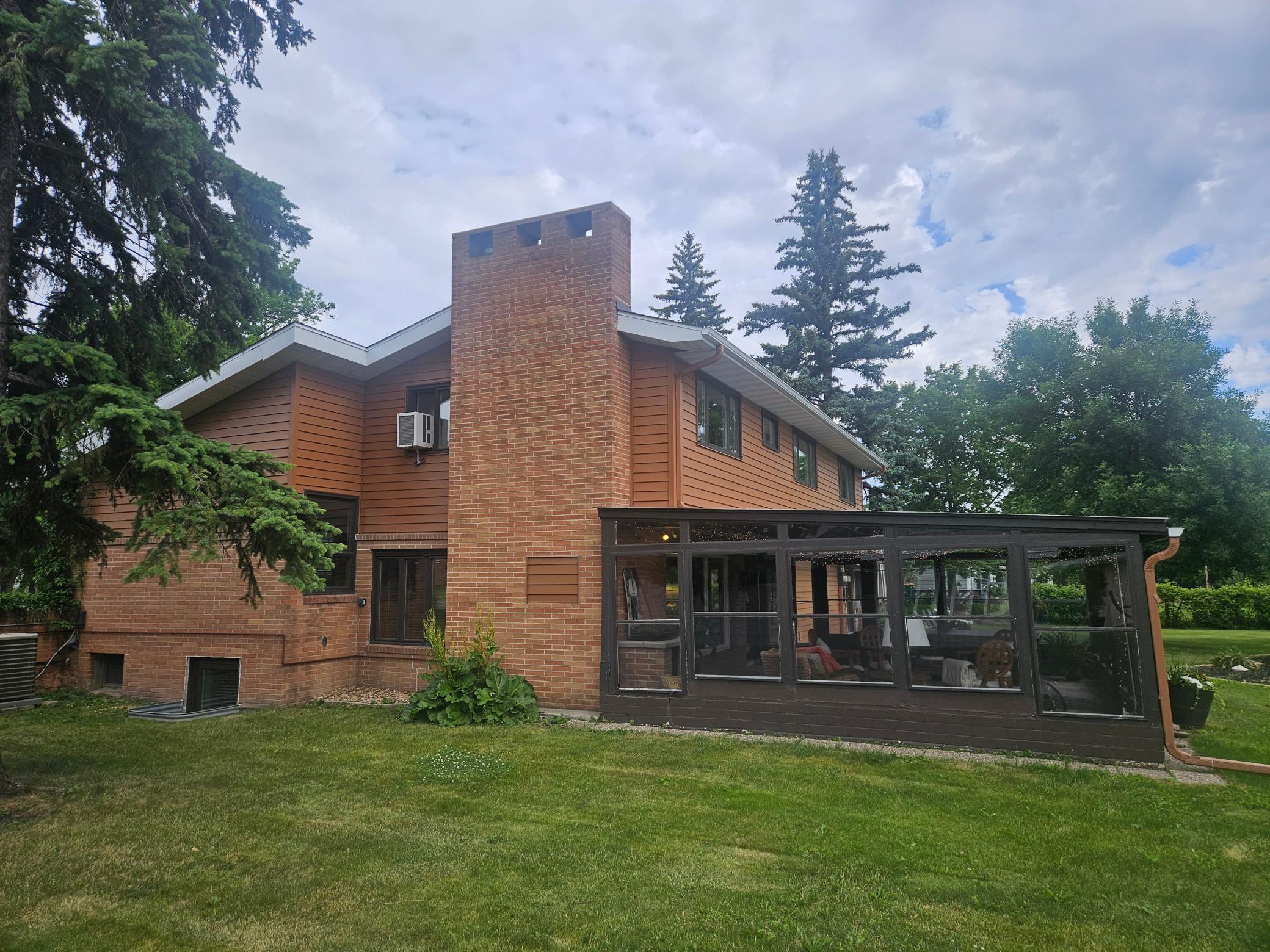 South side of home