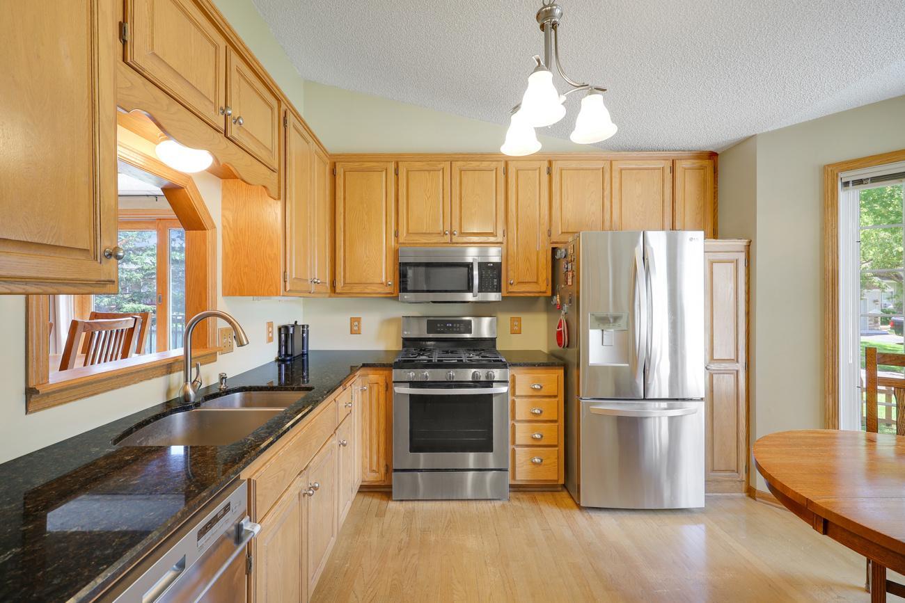 Updated kitchen counter tops, sink & faucet