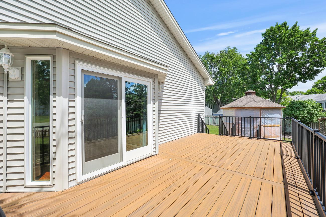 Great place for outdoor meals & entertaining - leads to patio, back yard and gazebo