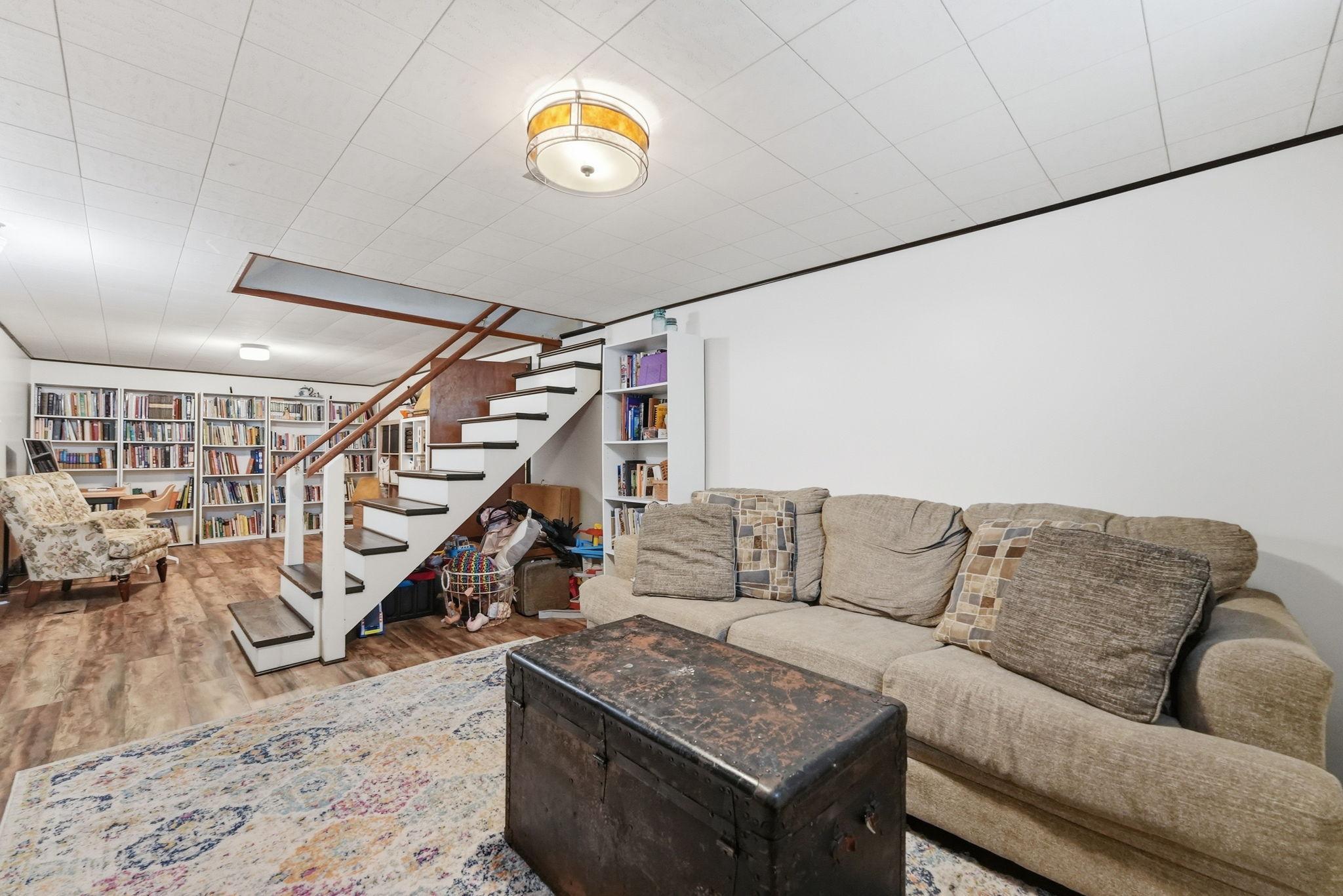 Lower level family room