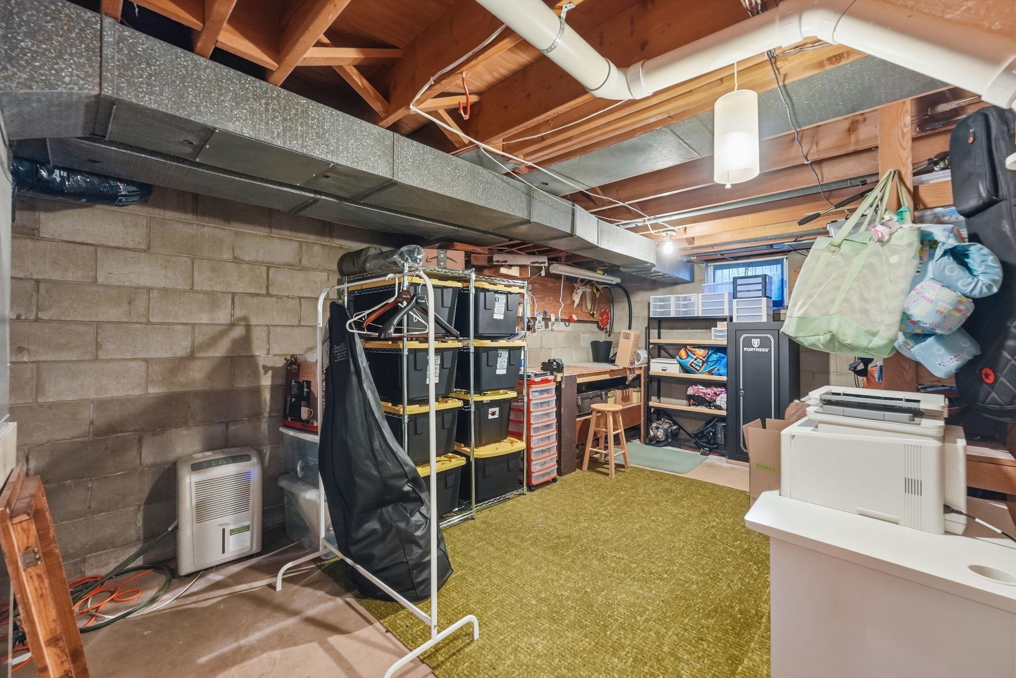 Workshop and storage