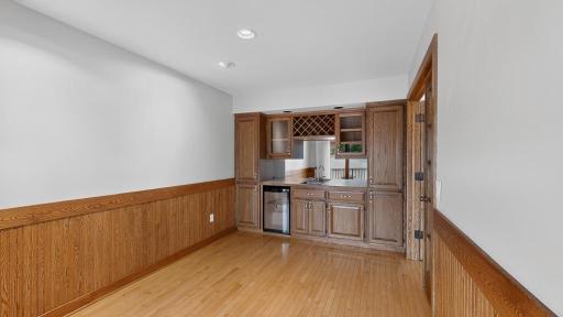WET BAR WITH CUSTOM CABINETS