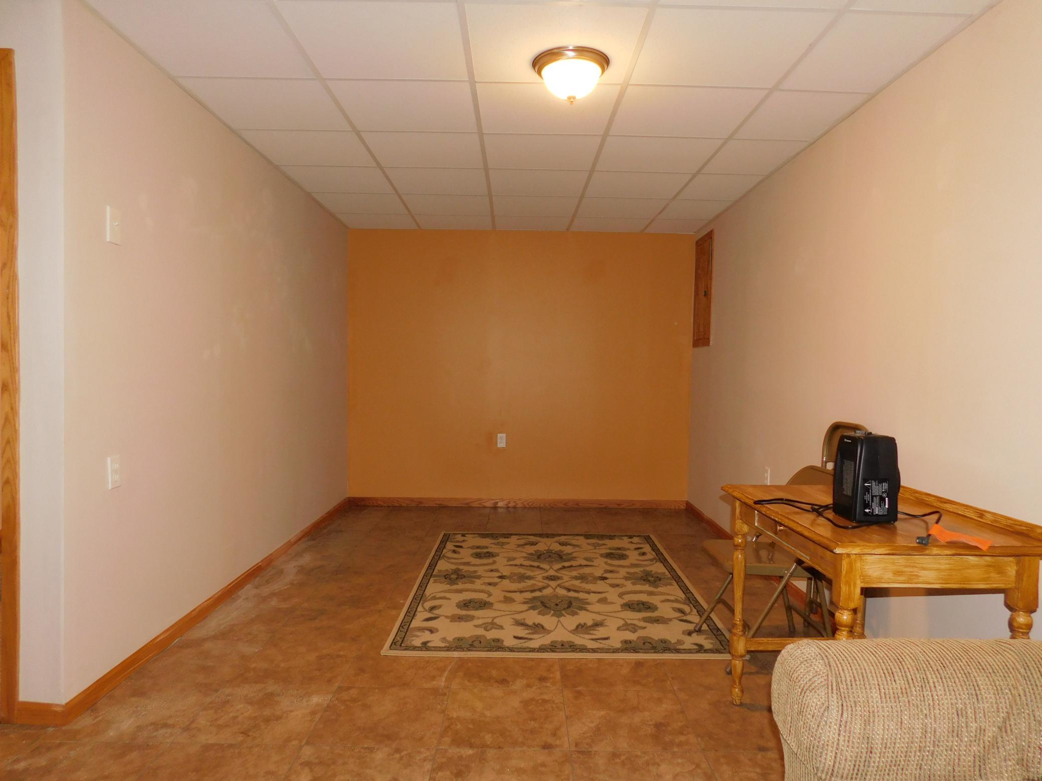 Large space in the lower level family room for those family gatherings.