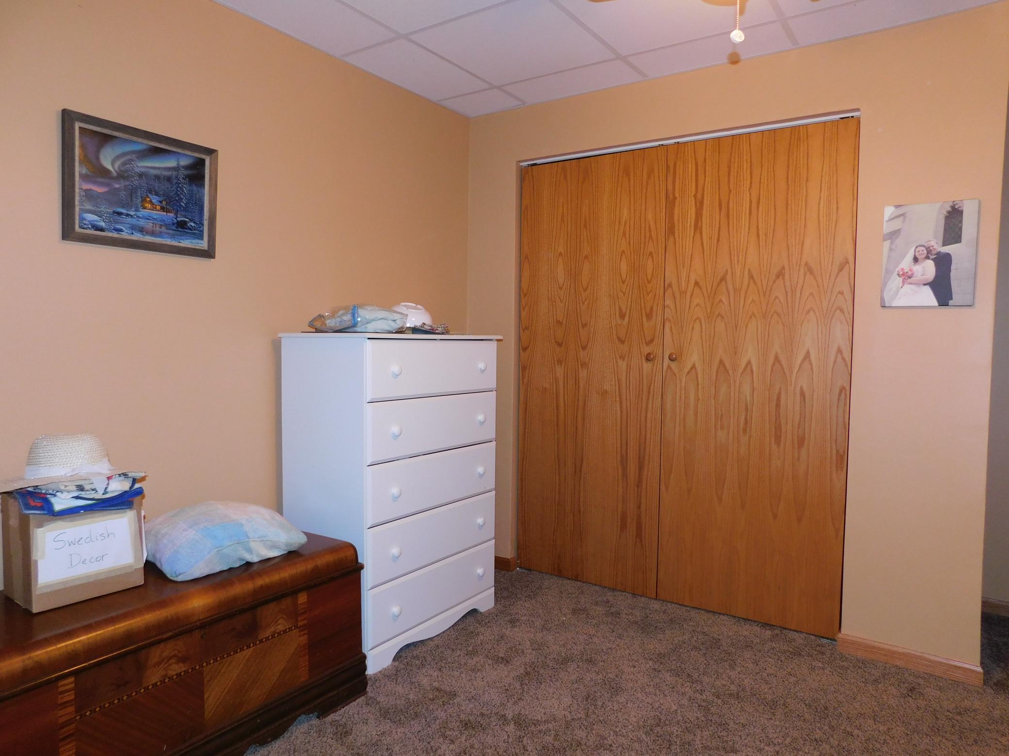 Lower level 3rd bedroom