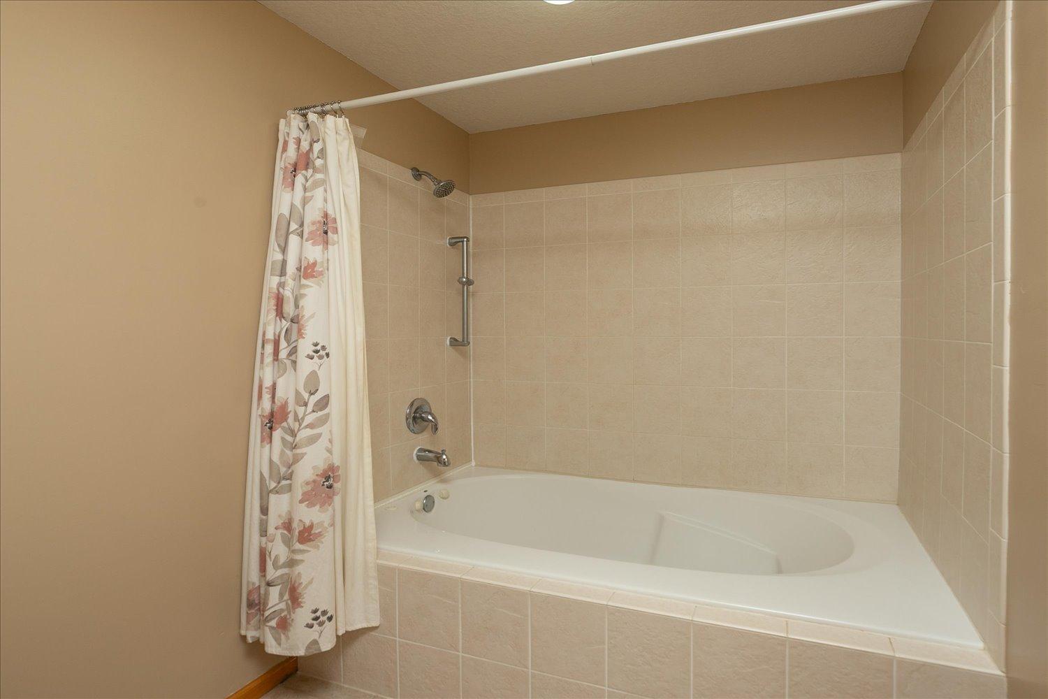 Primary Bathroom with large jetted tub