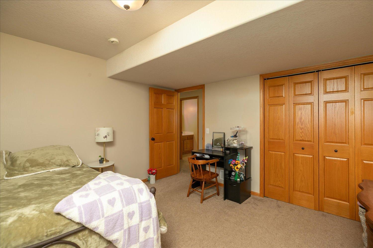 Bedroom 3 with walk-in closet