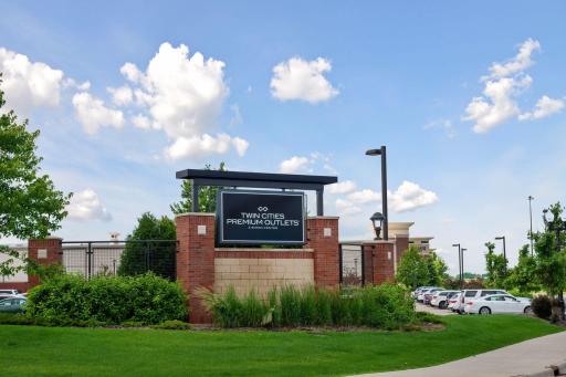 Twin Cities Premium Outlet Mall is just 1.5 miles from the home
