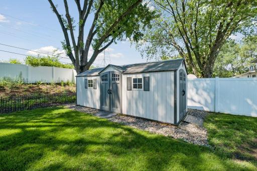 20x8 Maintenance Free Storage Shed was added in 2024