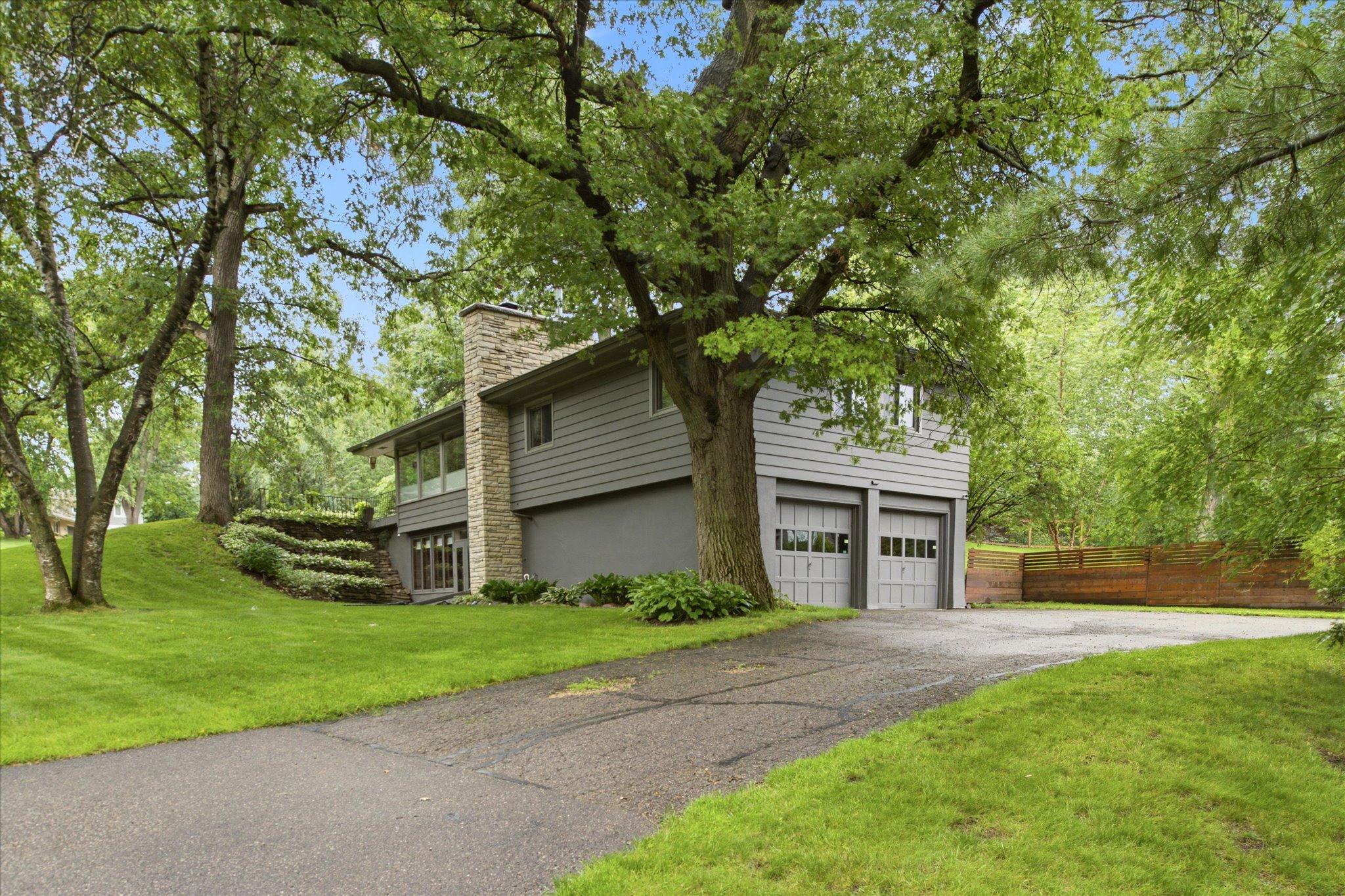 Tuck under 2 car garage