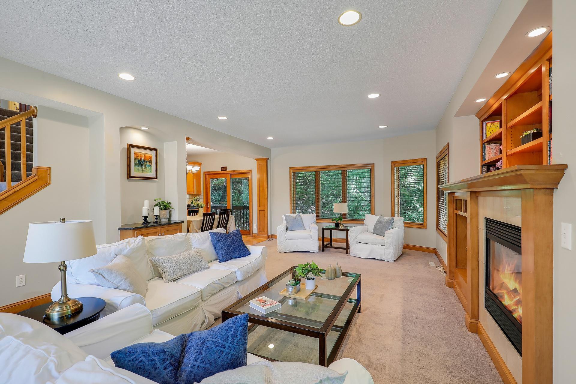 Expansive living room. Great for entertaining.