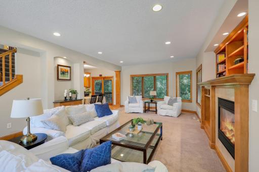 Expansive living room. Great for entertaining.