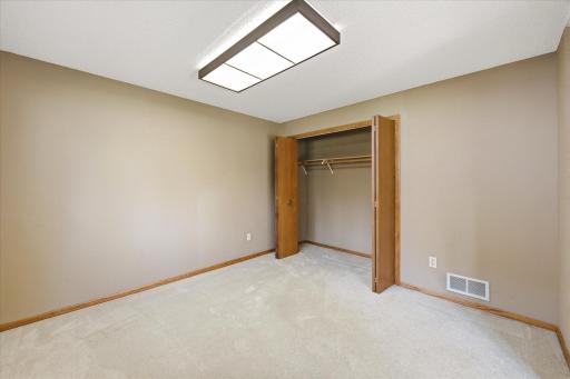 Lower level bedroom closet