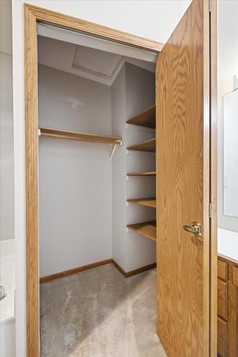 Linen Closet in the upper level bath