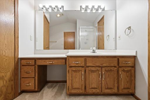Walk thru bath off the primary bedroom and loft area
