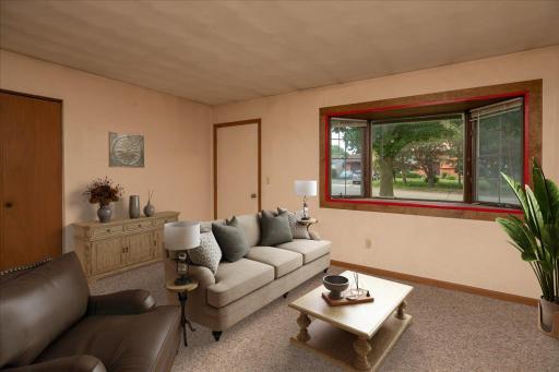 Virtually Staged Living Room