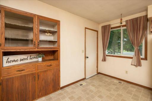 Kitchen with build in hutch