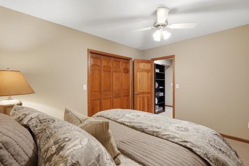 Spacious secondary bedroom ideal for visitors or hobbies.