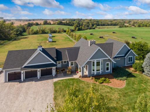 A walkout rambler home is part of the unparalleled property.