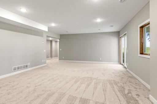 Huge Lower Level Family Room