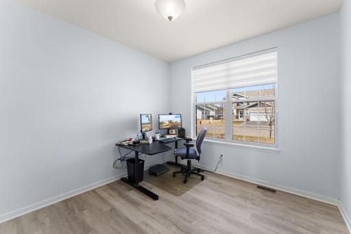 Featuring large windows and a quiet location away from the main living hub, itâs perfectly suited for a professional office, private hobby room, or a functional 4th bedroom.