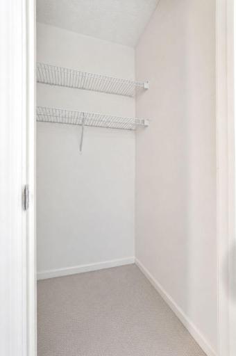Additional closet storage helps maximize functionality throughout the condo.