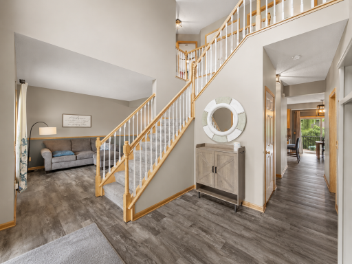 Virtual Paint Rendering Photo digitally enhanced to illustrate a possible neutral paint color. Actual wall colors differ.