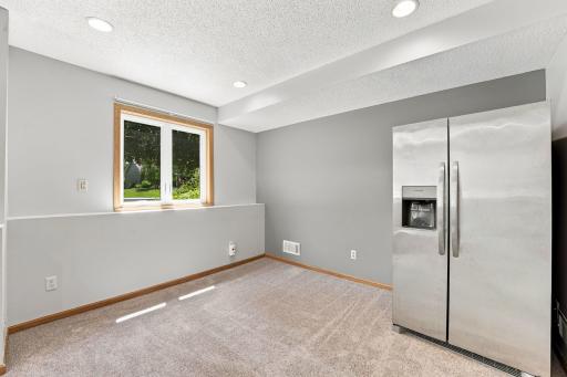 Lower level that has windows that lets in natural light
