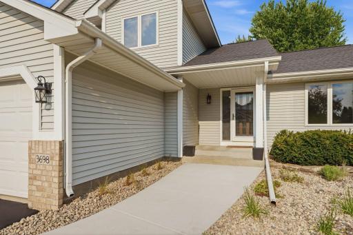 New front sidewalk