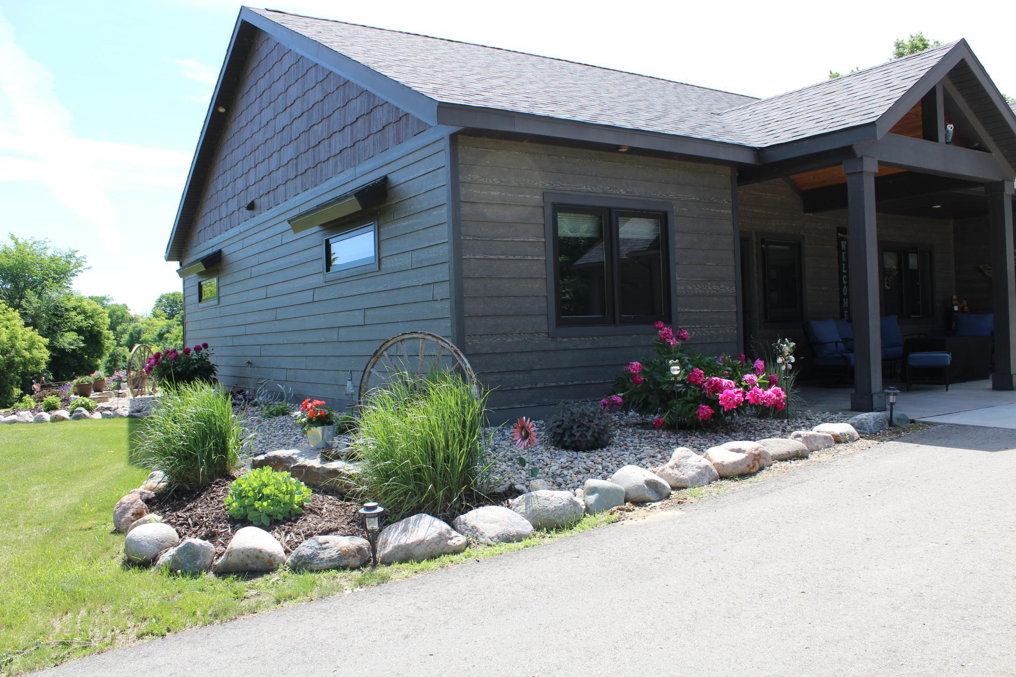 Beautiful perennials throughout the property
