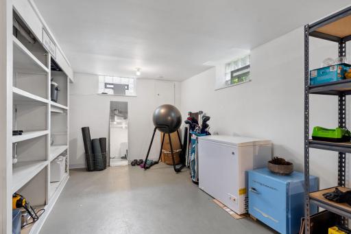 Built ins included for all organizational needs