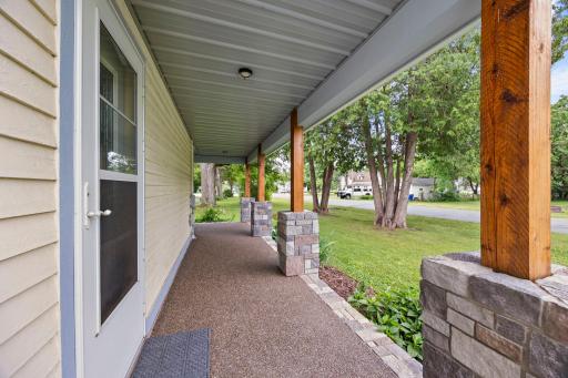 Covered porch