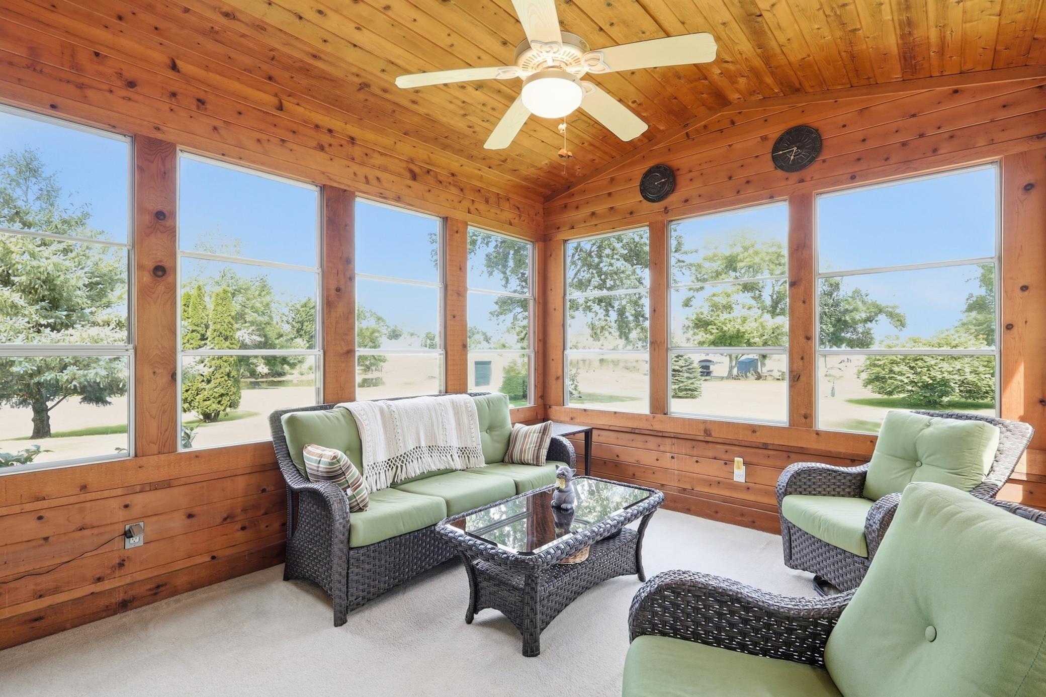 3 season porch with incredible views