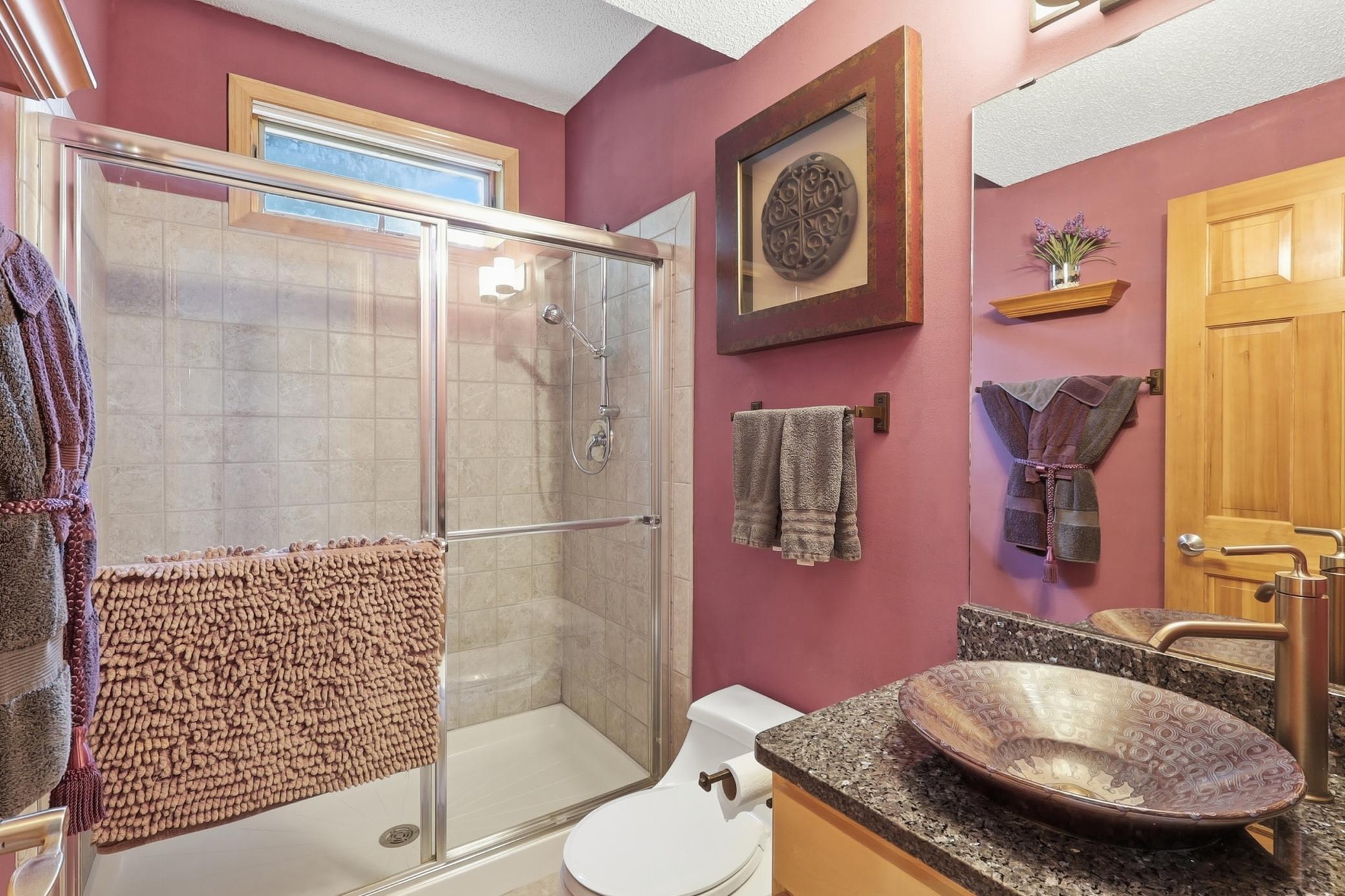 main level 3/4 bath