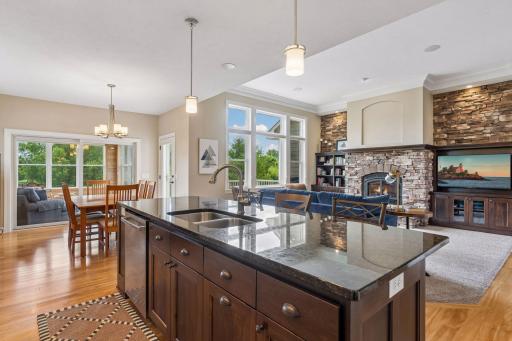You will never feel "stuck in the kitchen" in this home - look at this view!