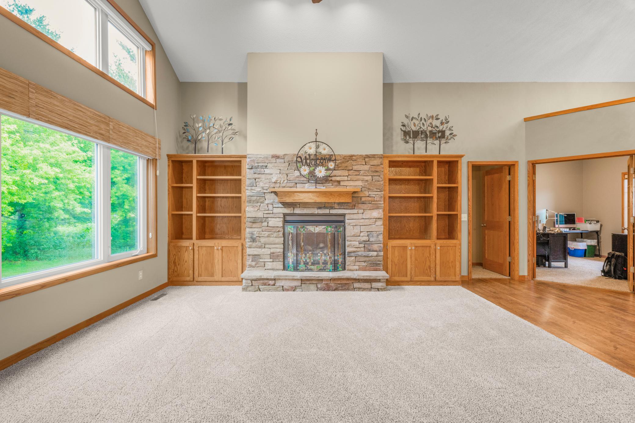 Double Sided Fireplace!