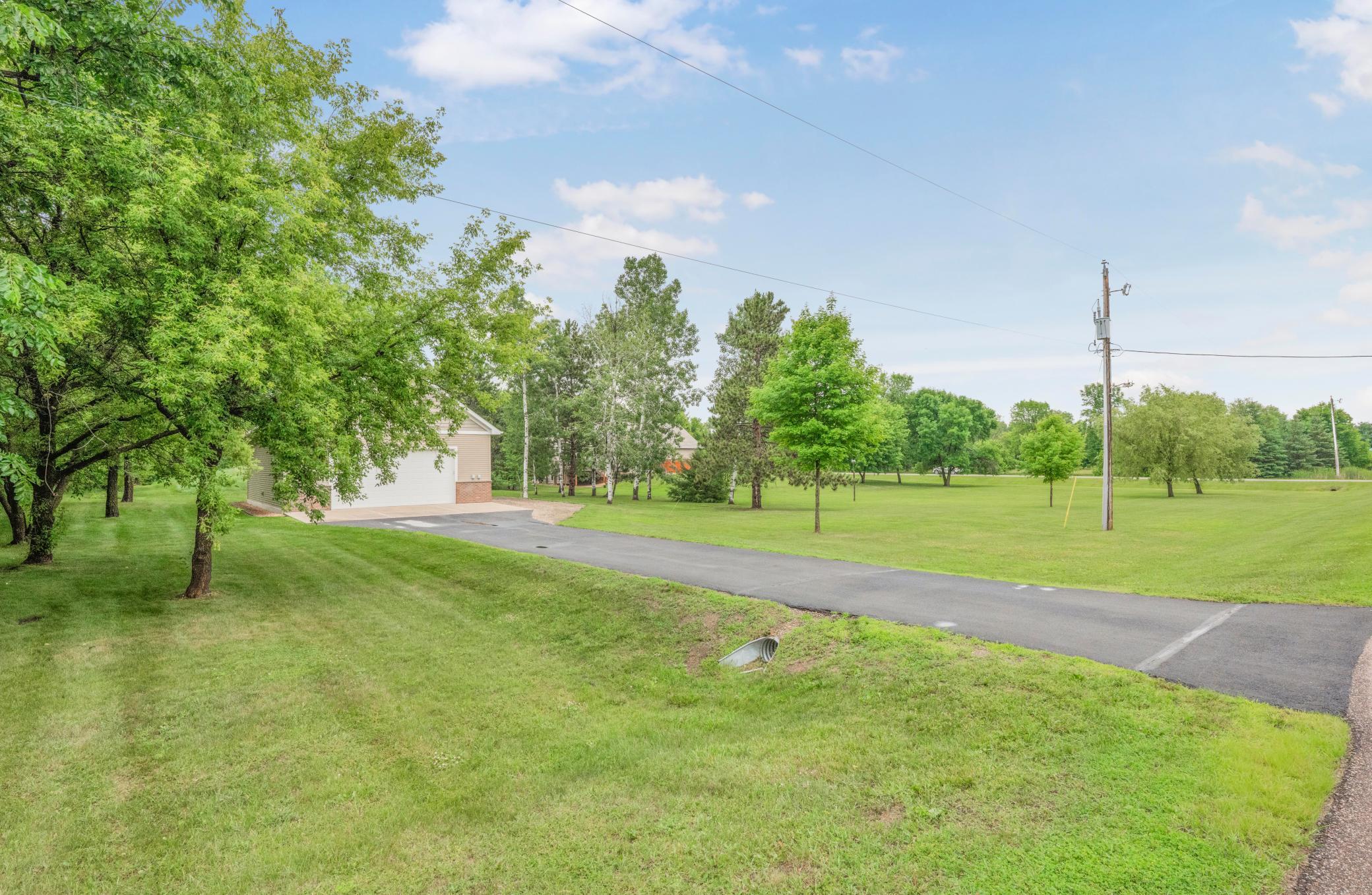 Separate Driveway to the Detached Garage!