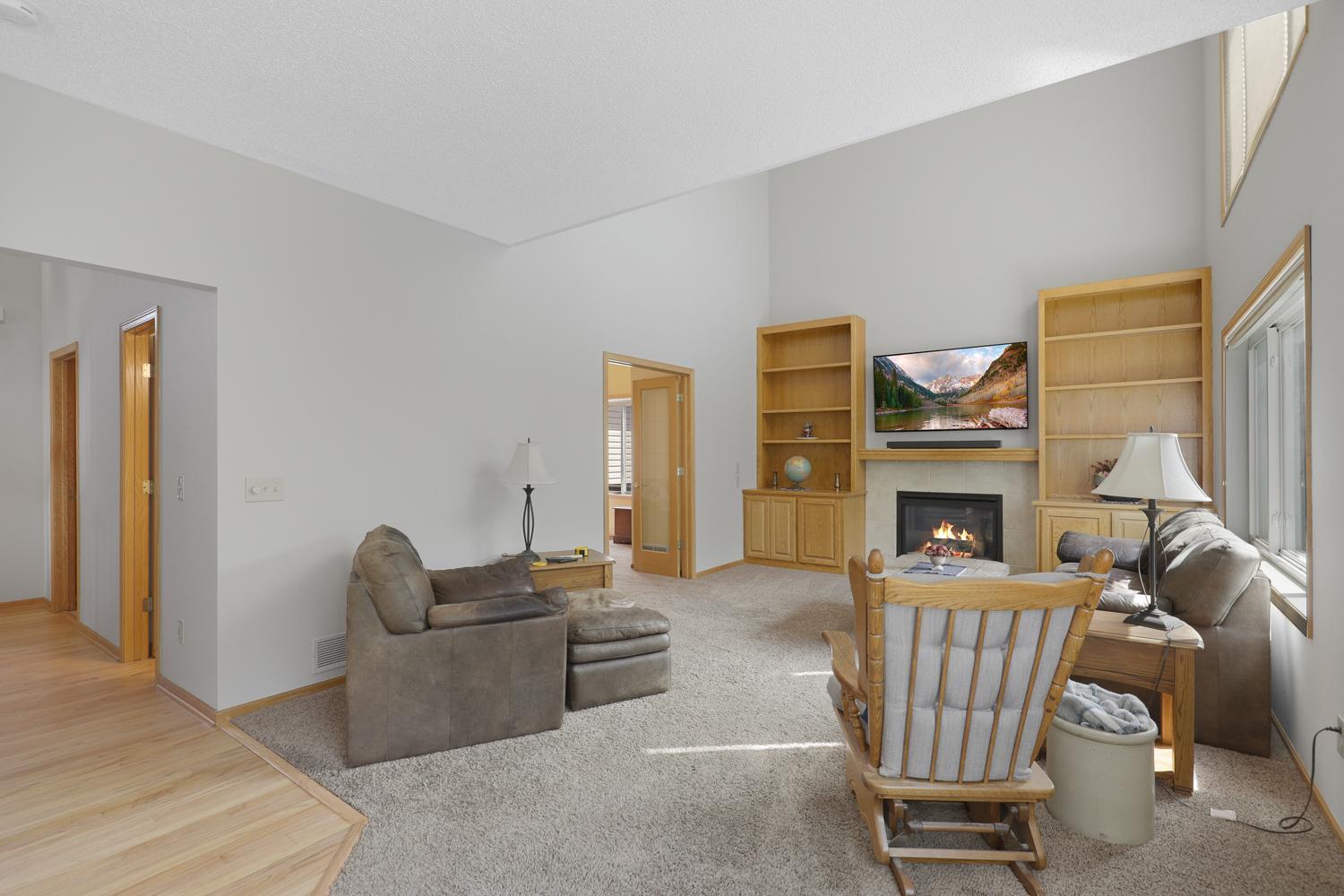 Two story tall great room