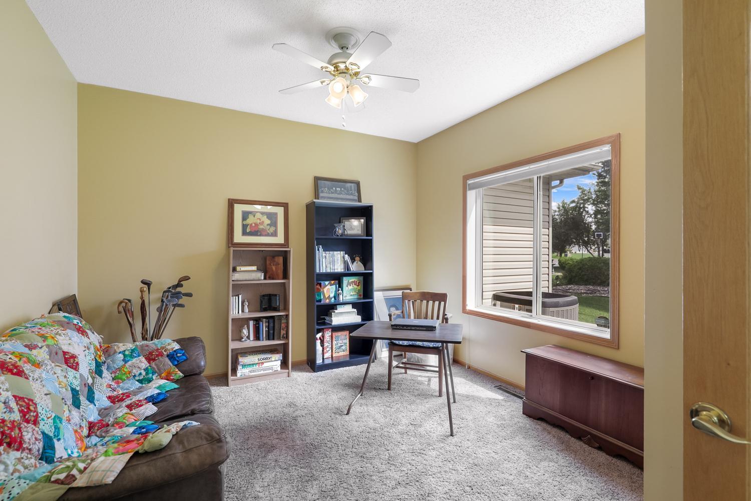 Main floor bedroom, optional office or den
