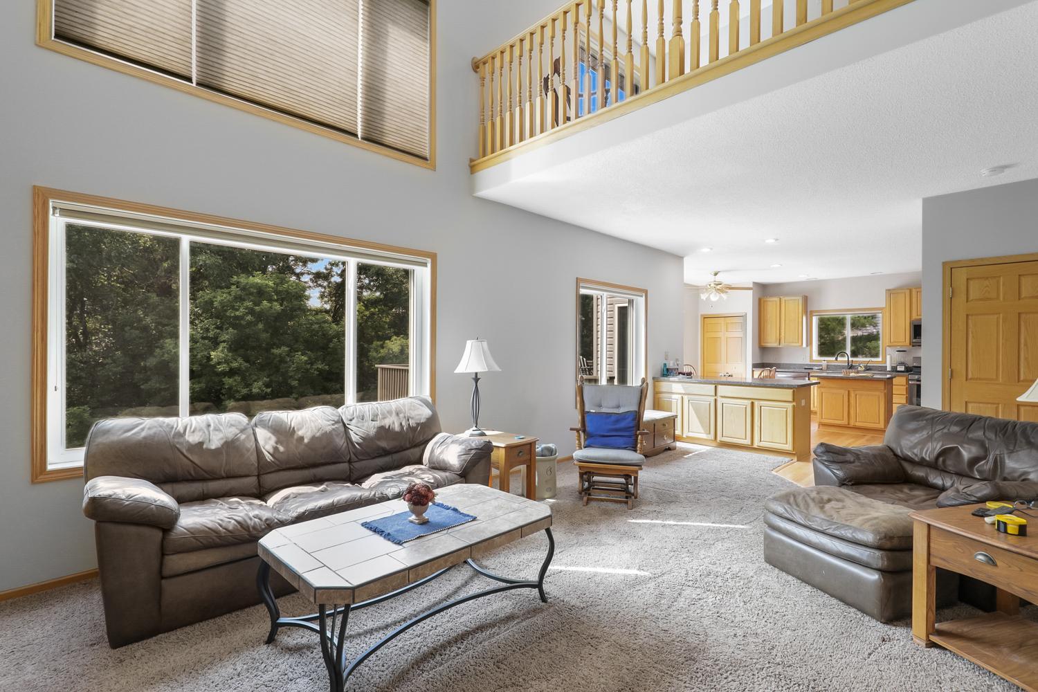 Two story tall great room