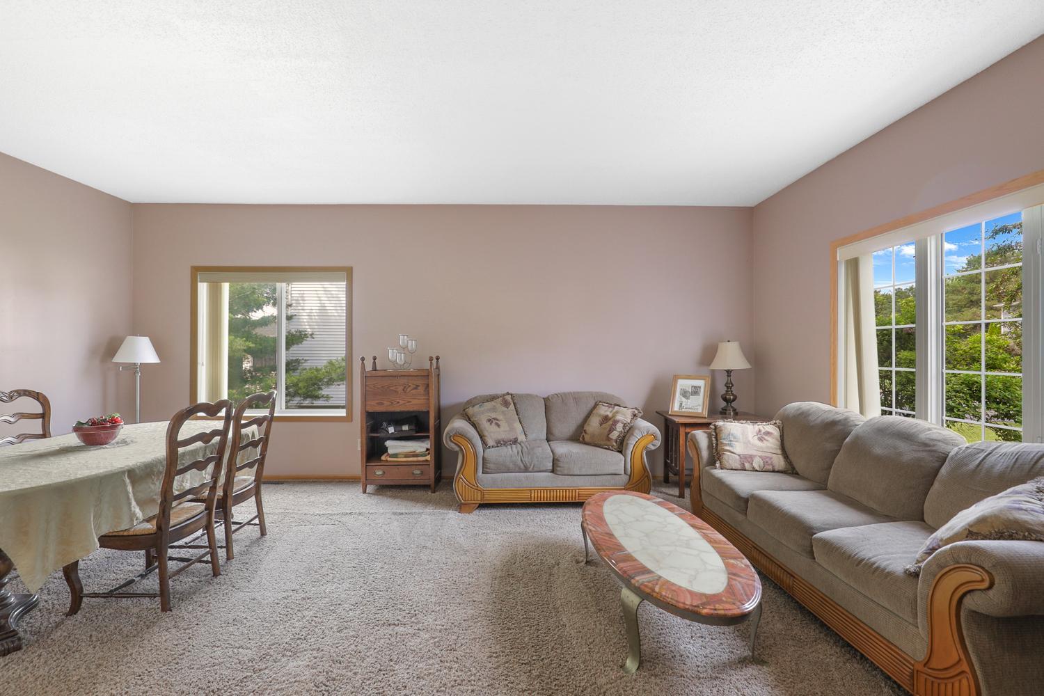 Formal dining room and living room