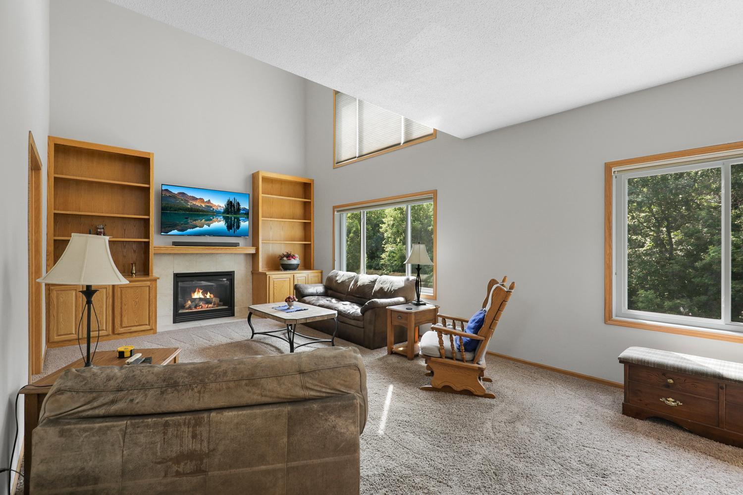Two story tall great room