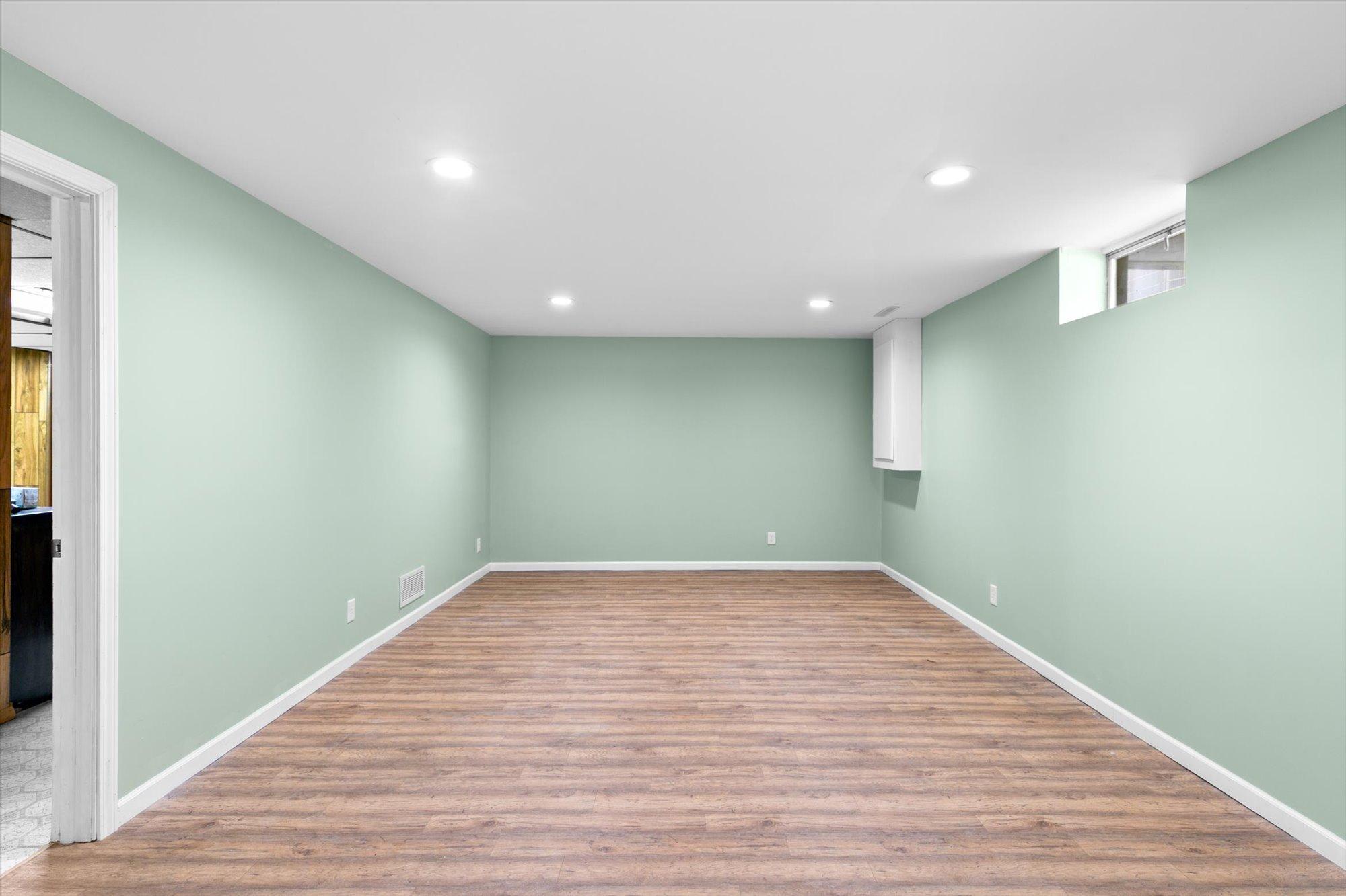 Basement family room