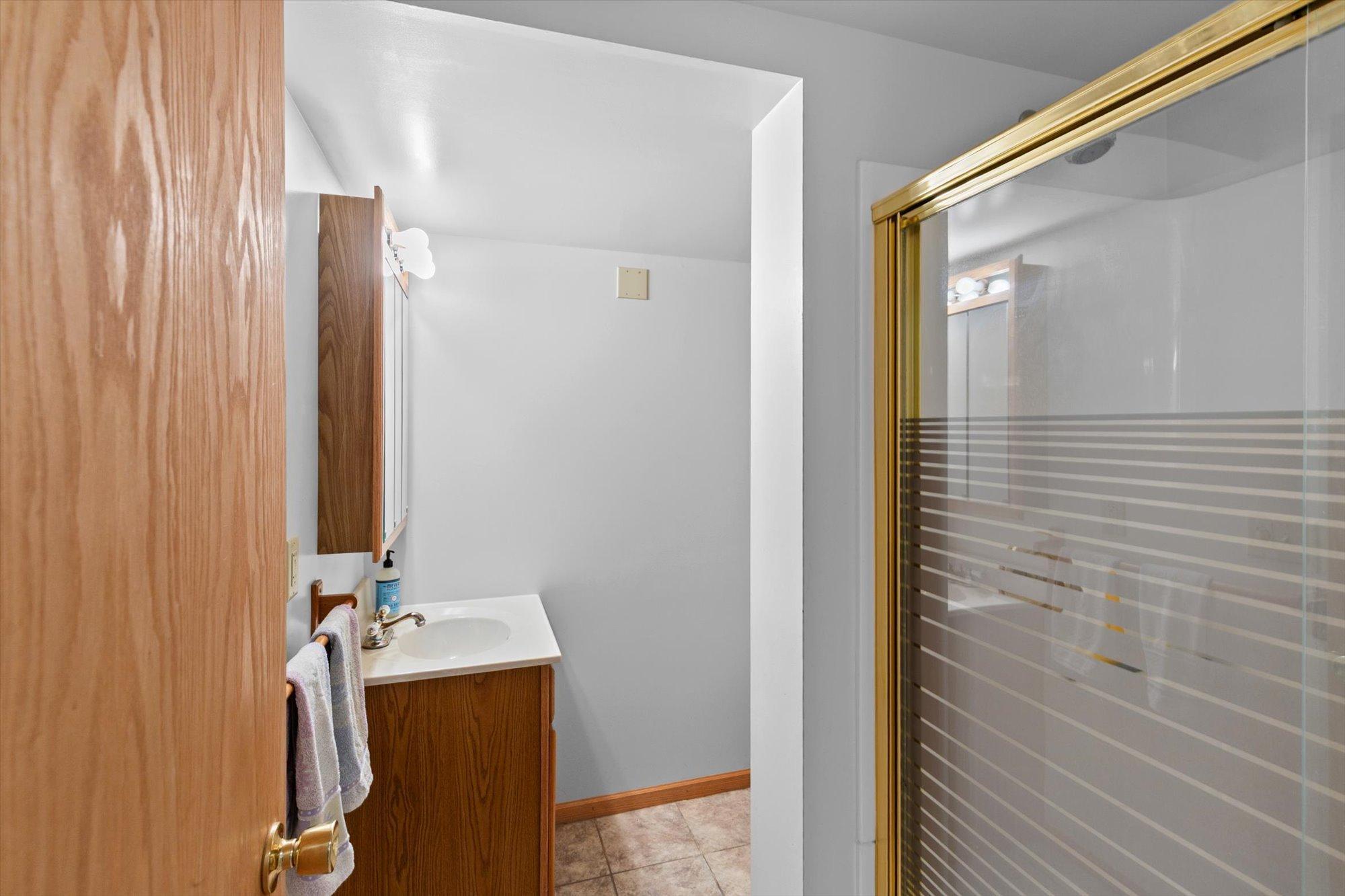 3/4 bathroom