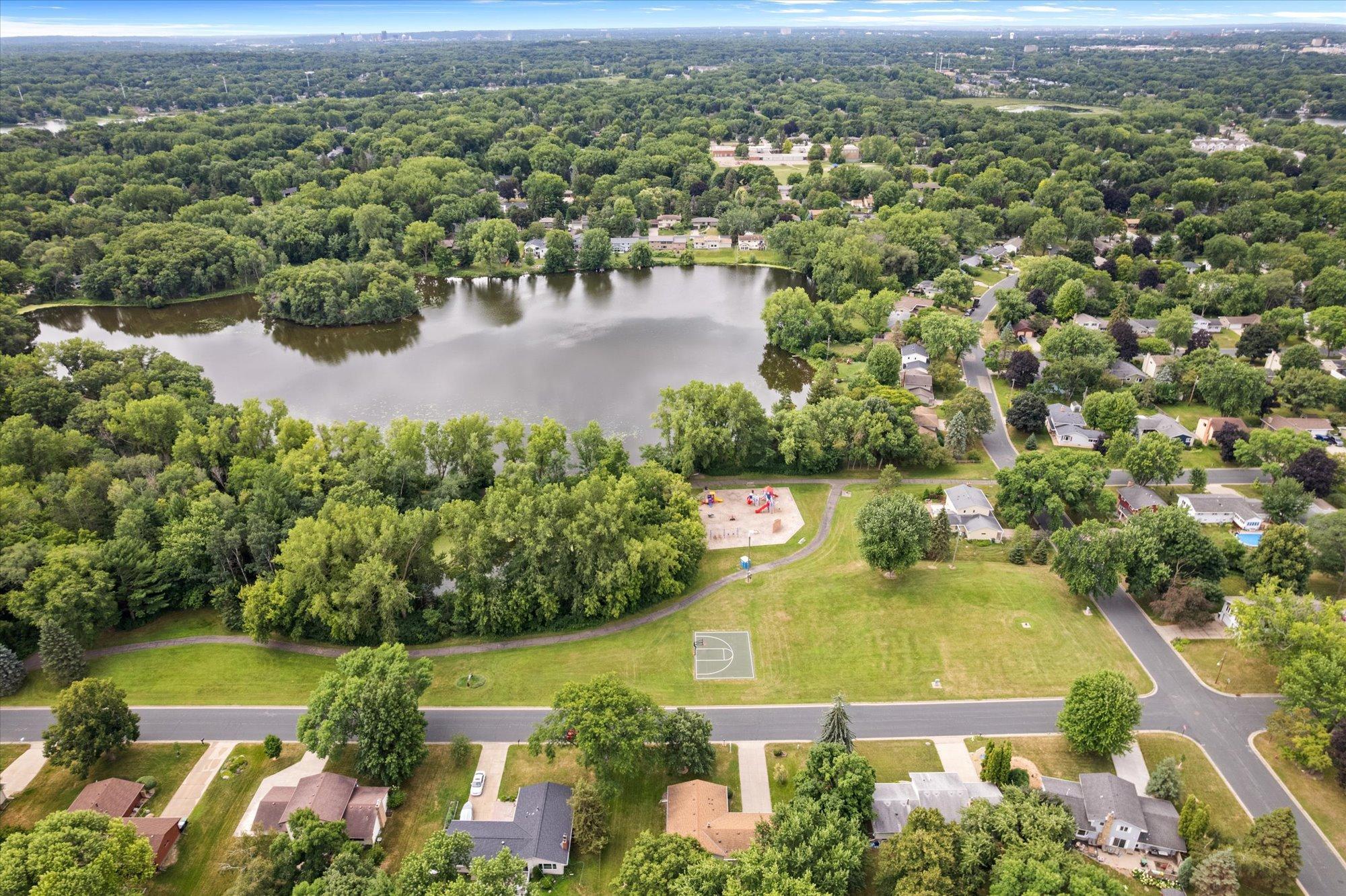 Lake Judy & Park right across the street!