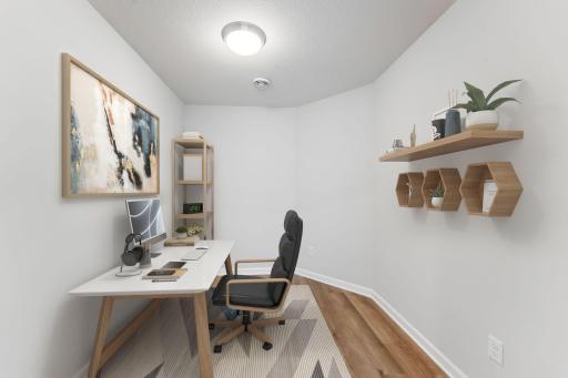 Main level flex room - perfect for a home office